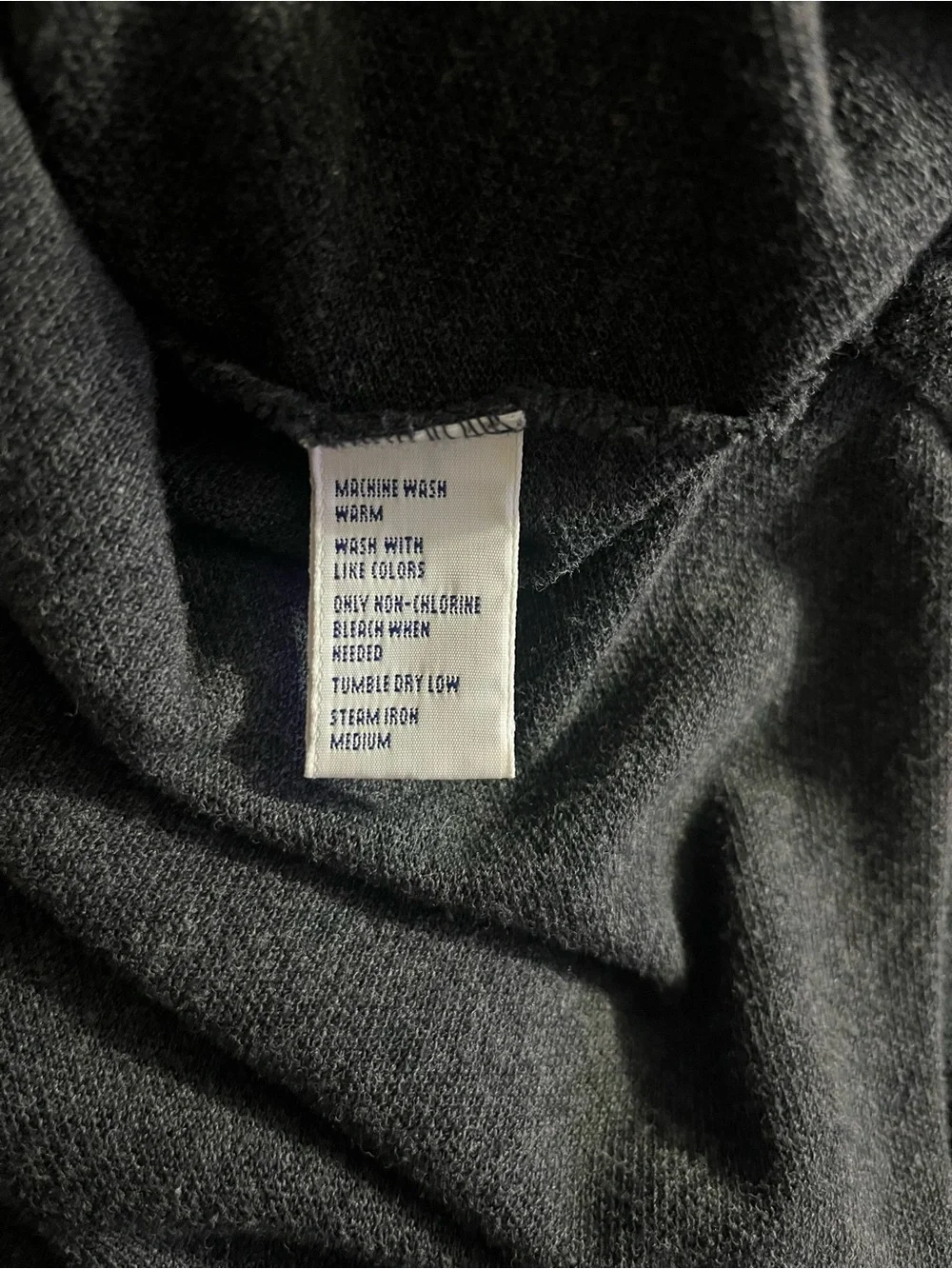 Polo by Ralph Lauren Men's Oversized Long-Sleeve Charcoal Polo Shirt Sz-Men’s XL